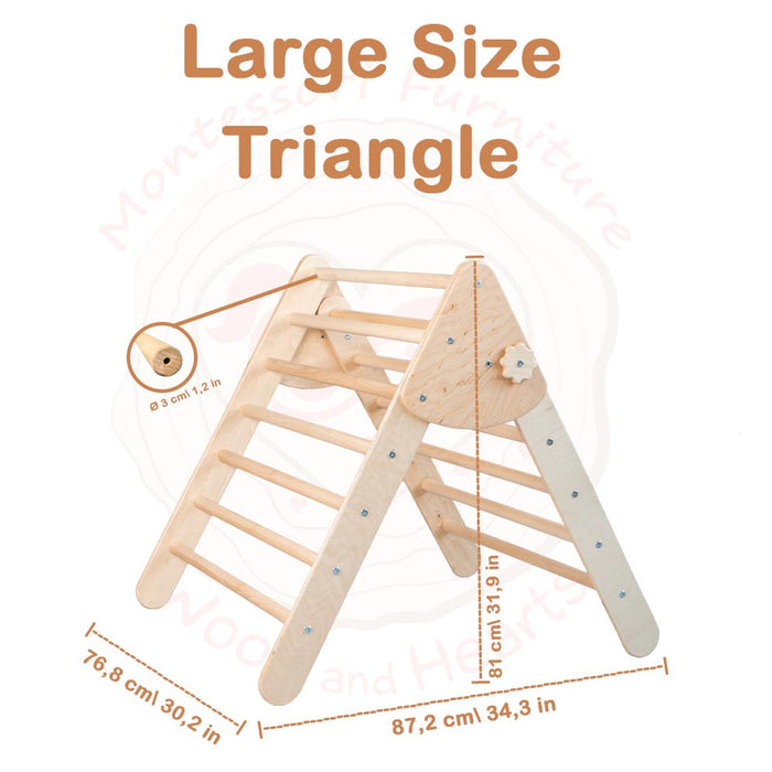 woodandhearts Montessori Foldable Triangle