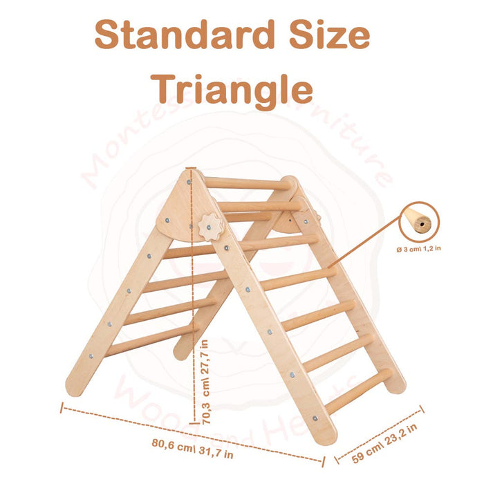 woodandhearts Montessori Foldable Triangle