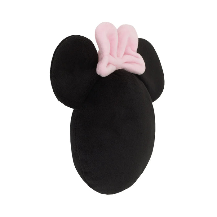 Disney Minnie Mouse Shaped Black Plush with Pink Bow 3 Piece Wall Décor