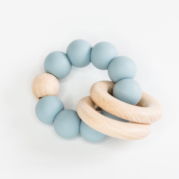Babeehive Goods Duck Egg Blue Teething Ring