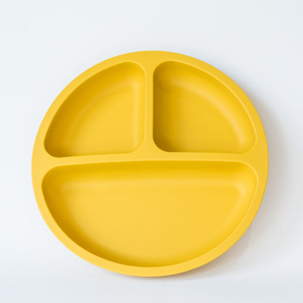 Babeehive Goods Mustard Silicone Suction Plate