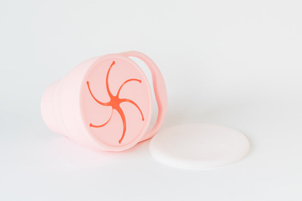 Babeehive Goods Light Pink Collapsible Snack Cup