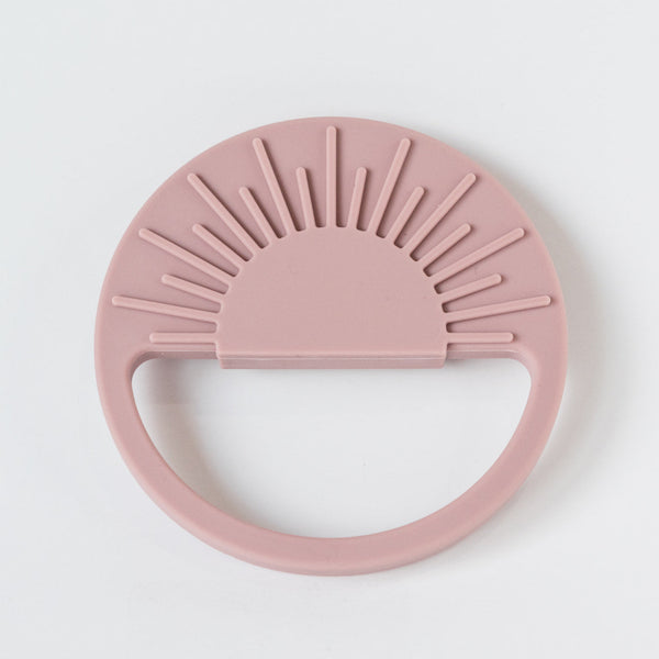 Babeehive Goods Light Rose Sunburst Teething Toy