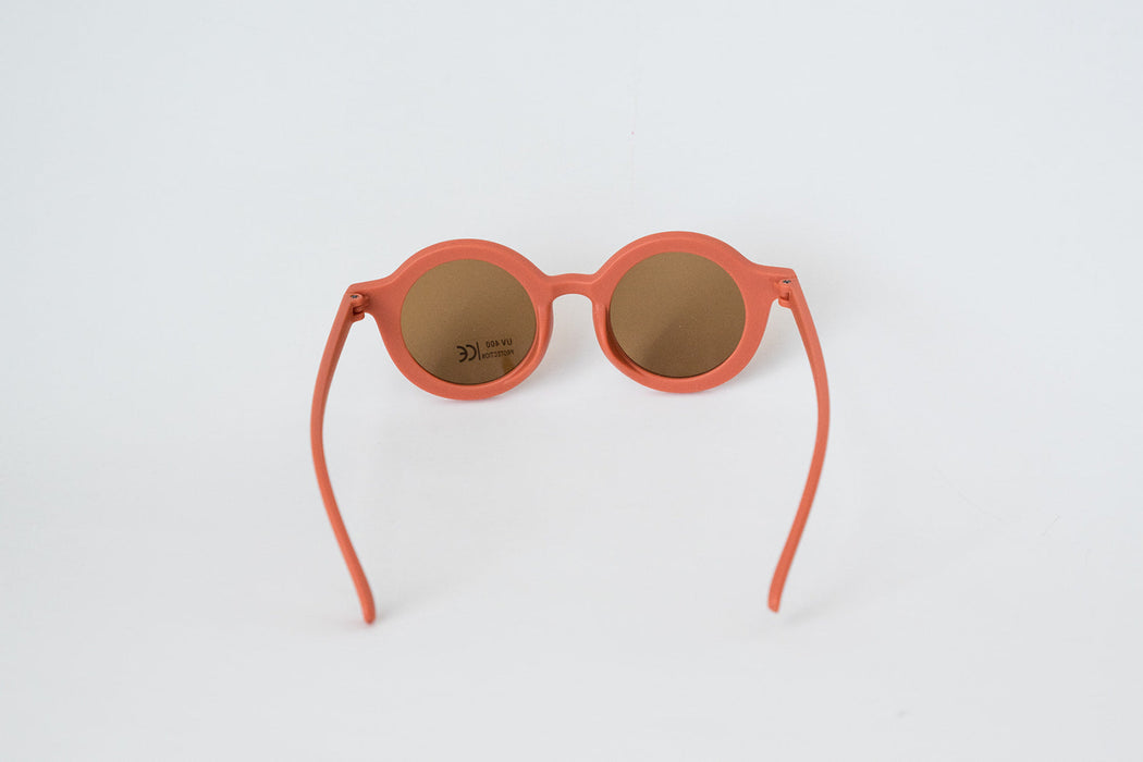 Babeehive Goods Toddler & Kid Retro Sunglasses - Coral Orange