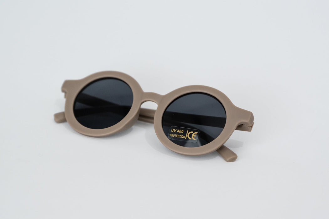 Babeehive Goods Toddler & Kid Retro Sunglasses - Coffee