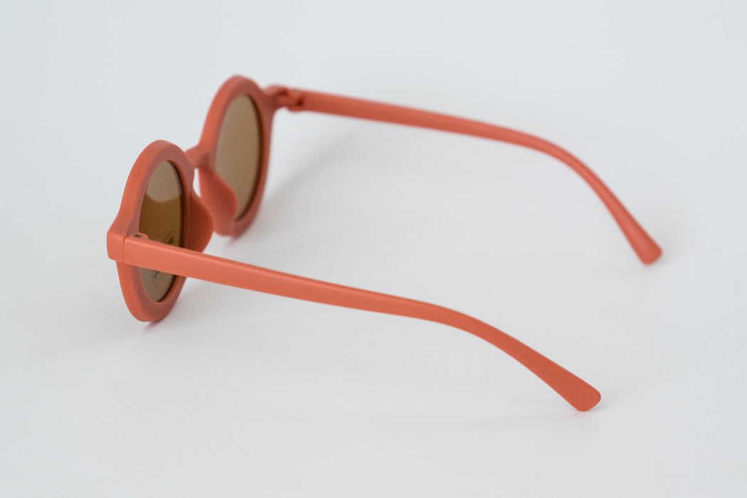 Babeehive Goods Toddler & Kid Retro Sunglasses - Coral Orange