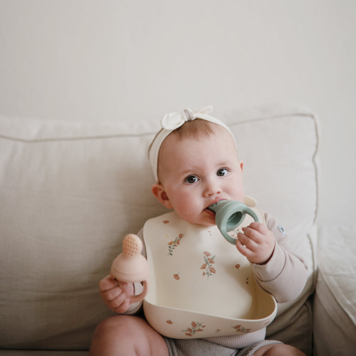 Mushie Silicone Baby Bib