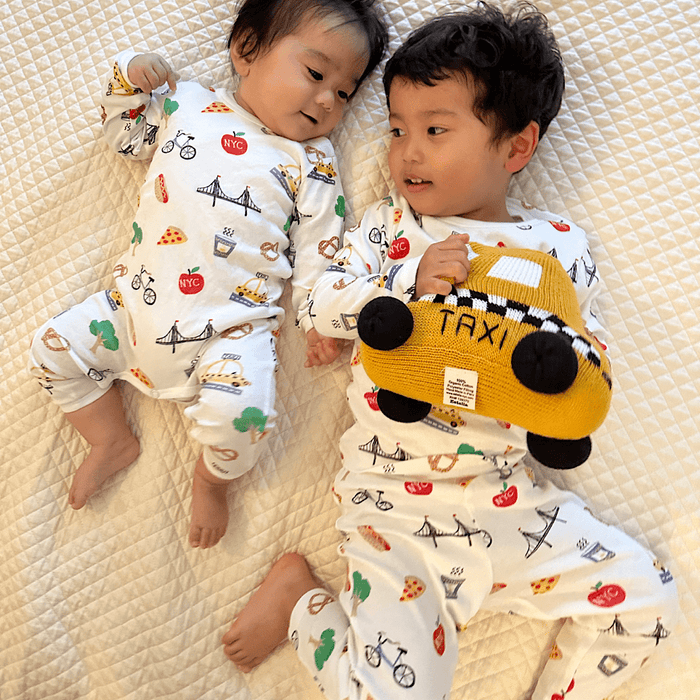 Estella City Dreams: NYC-Inspired Sibling Pajama Duo