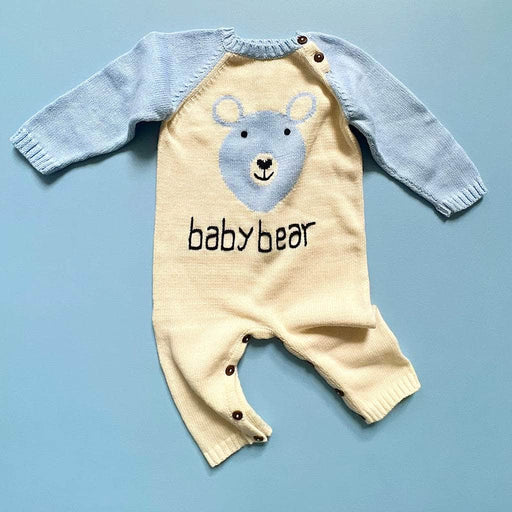 Estella Knit Baby Romper-Baby Bear