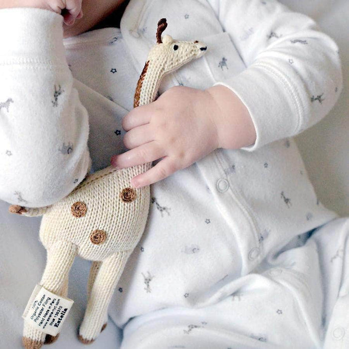 Estella Baby Gifts, Animal Love Organic Rattle Toys Set