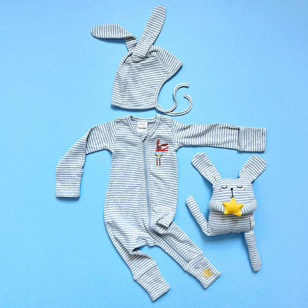 Estella Bunny Gift Set with Jumpsuit Zipper — buybuy BABY