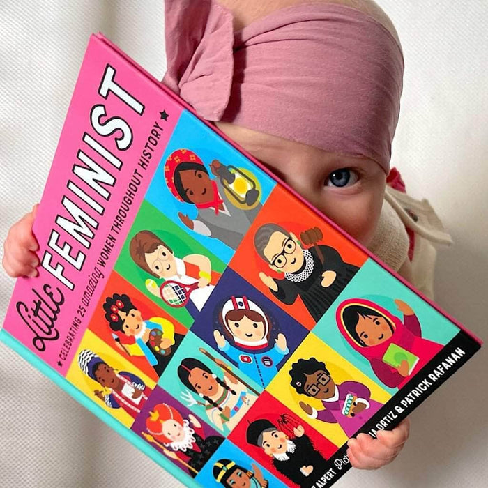 Estella 'Girl Power' Infant Onesie, Soother Toy, Feminist Book