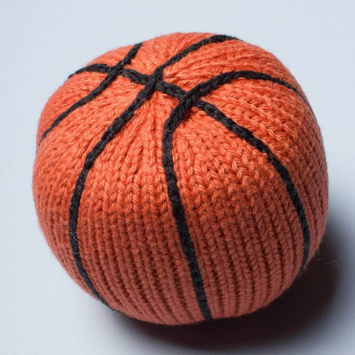 Estella Organic Baby Ball Toy Set | Rattles - Football, Baseball, Basketball & Tennis