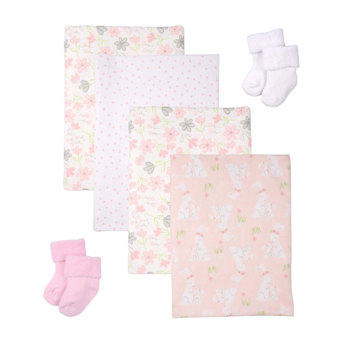 Baby Blossom Company Baby Girl Cupcake Set - Bunny