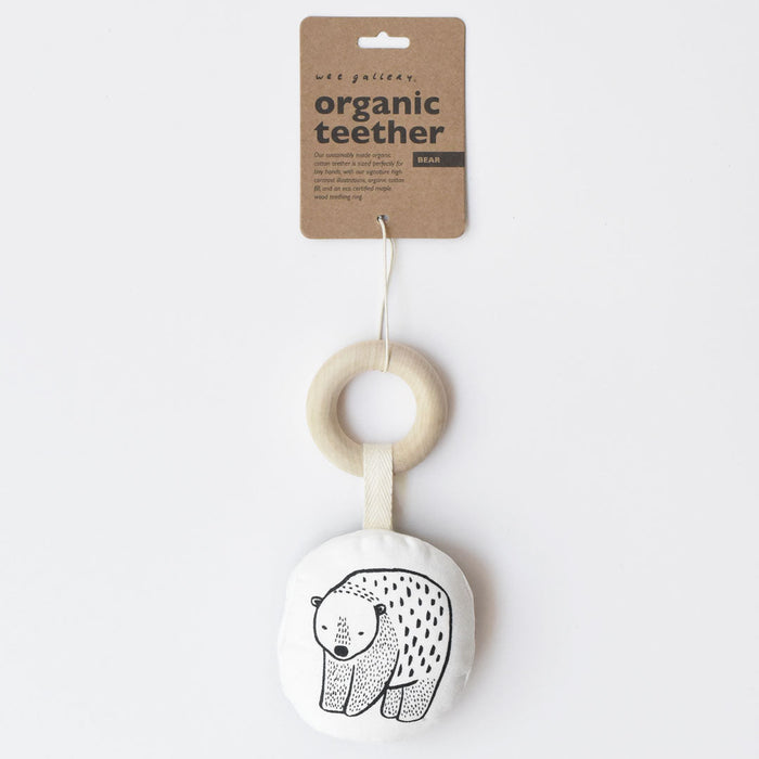 Wee Gallery Organic Teether - Bear