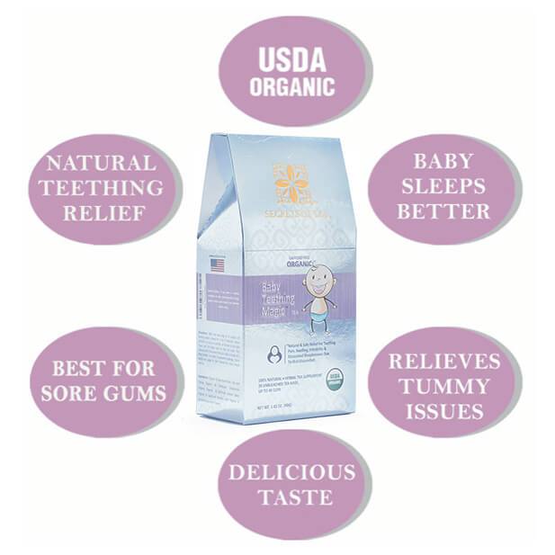 Secrets Of Tea Baby Teething Relief Tea- 80 Servings