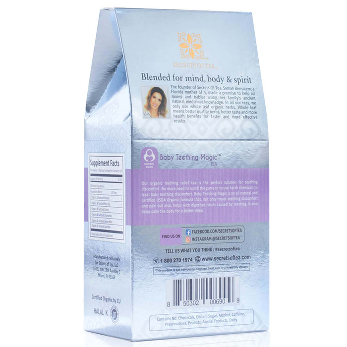 Secrets Of Tea Baby Teething Relief Tea- 80 Servings