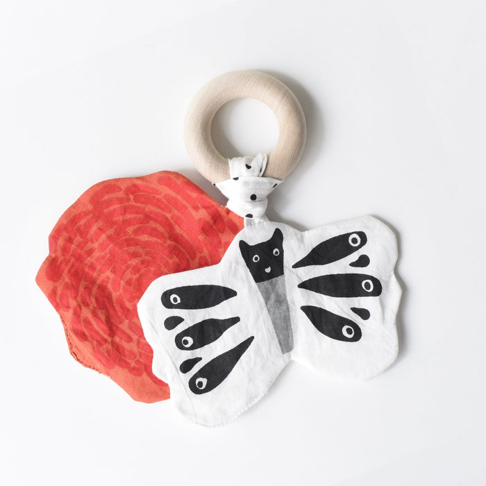 Wee Gallery Crinkle Teether - Butterfly