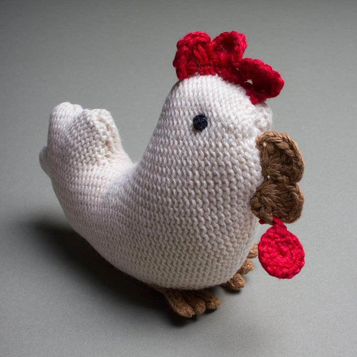 Estella Organic Baby Toys - Newborn Rattles | Chicken