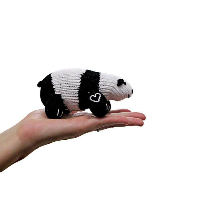 Estella Organic Baby Toys - Newborn Rattles | Panda