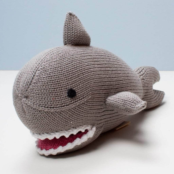 Estella Shark Stuffed Animal, Handmade Organic