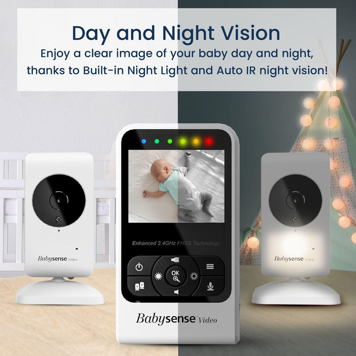 Babysense 7 Safe Sleep & Compact Video Monitor Bundle