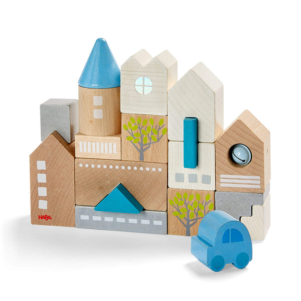 HABA Bad Rodach 18 Piece Wooden Building Blocks