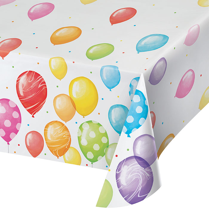 Party Decorations Balloon Bash Tablecover, Paper 1ct