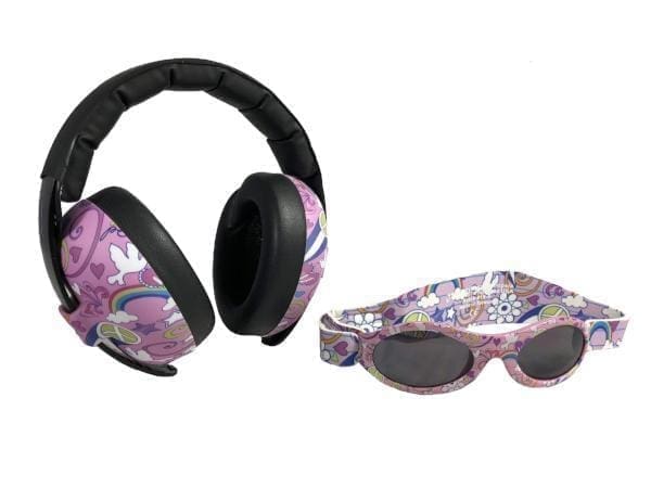 Baby Banz Baby Earmuffs & Sunglasses Combo Set
