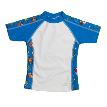 Baby Banz Boys 2-6 Short Sleeve Rashguards