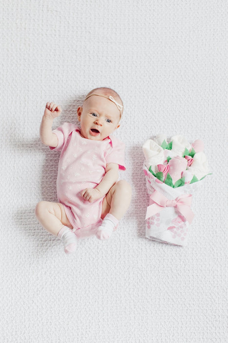 Baby Blossom Company Floral Baby Gift Set