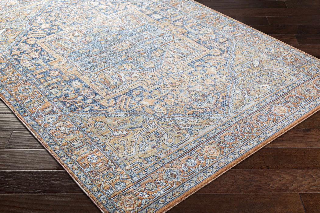 Hauteloom Ripponlea Blue&Orange Medallion Rug