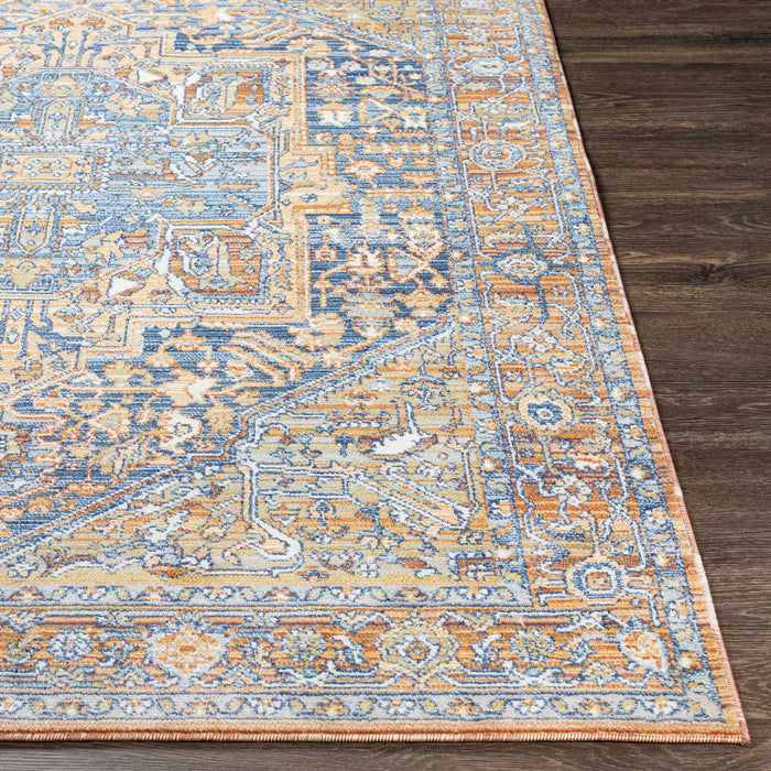 Hauteloom Ripponlea Blue&Orange Medallion Rug