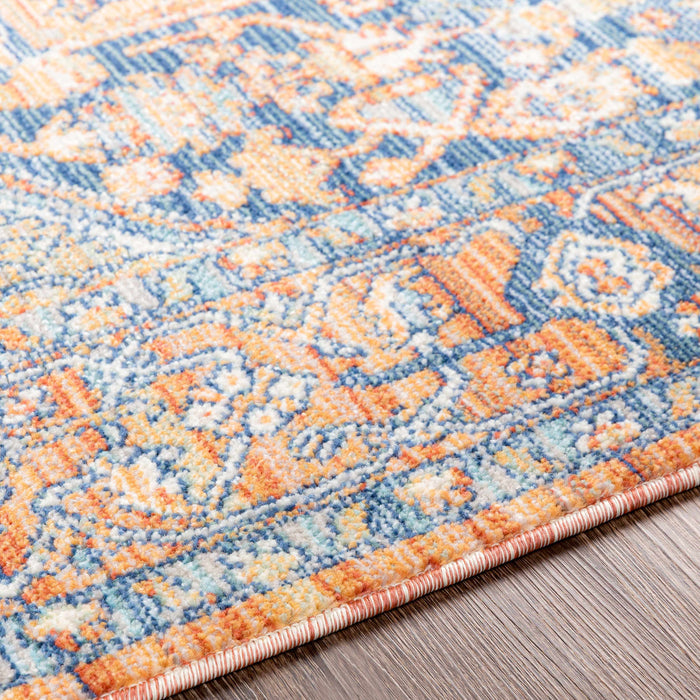 Hauteloom Ripponlea Blue&Orange Medallion Rug