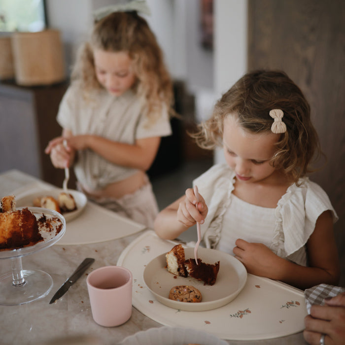 Mushie Dinnerware Fork and Spoon Set