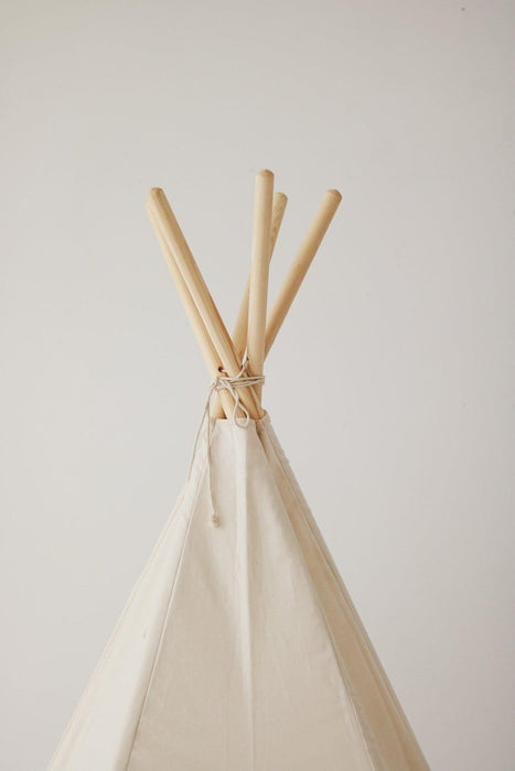 Moi Mili “Beige” Teepee and "Grey Linen" Round Mat Set