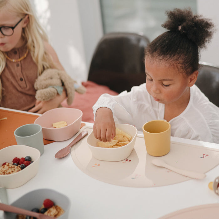 Mushie Dinnerware Fork and Spoon Set