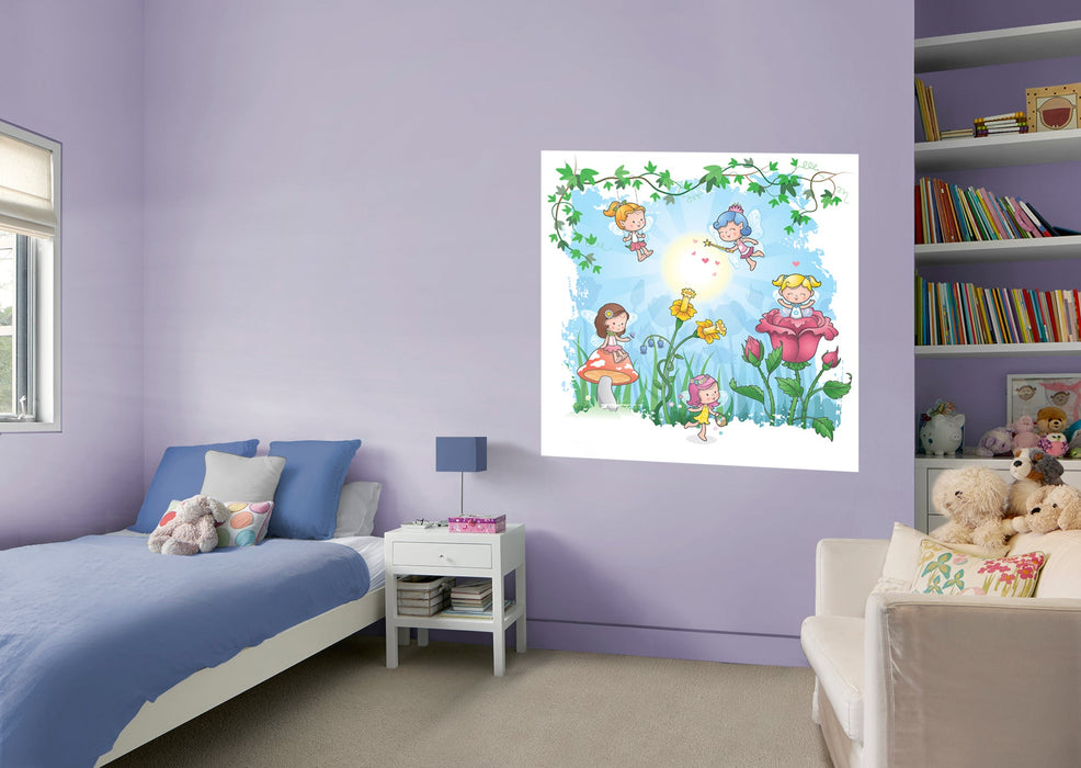 Fathead Nursery: Hearts Mural - Removable Wall Adhesive Decal