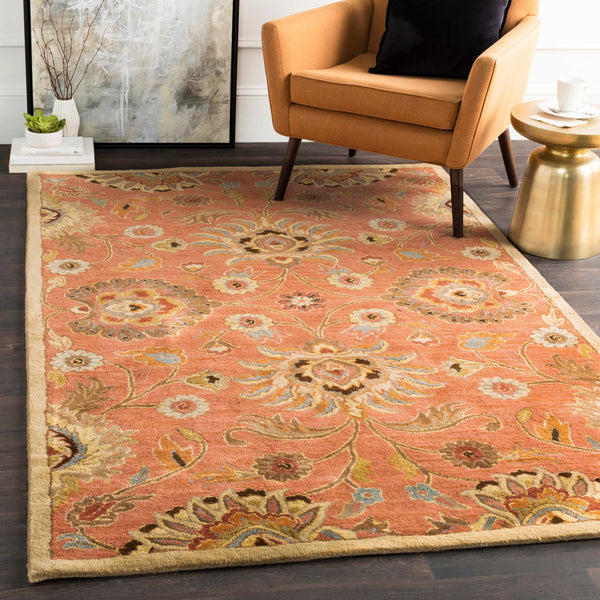 Hauteloom Conesus Burnt Orange 1112 Wool Area Rug