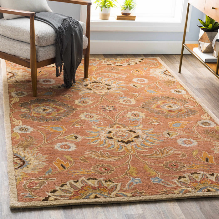 Hauteloom Conesus Burnt Orange 1112 Wool Area Rug