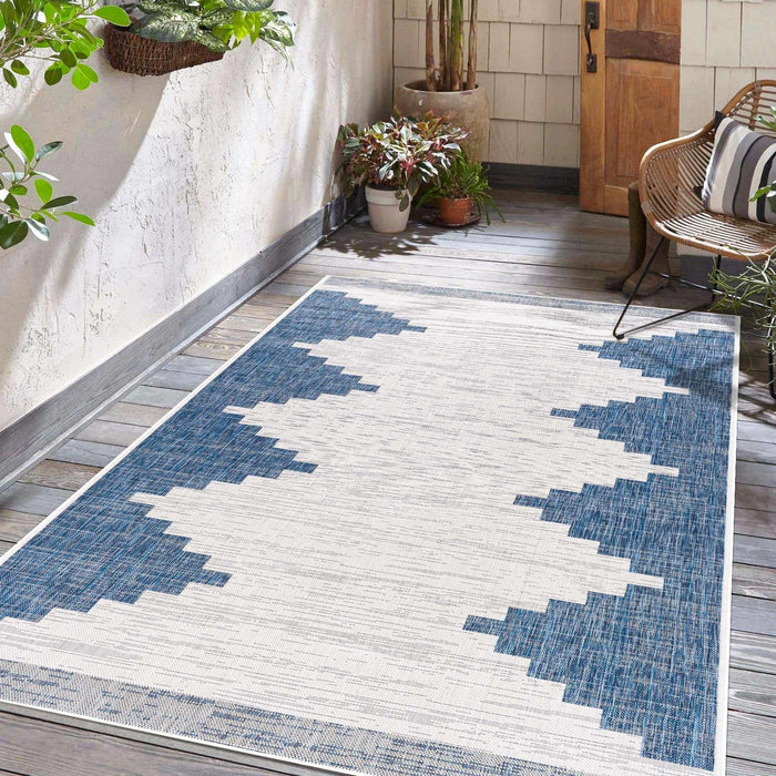 Hauteloom Djugun Navy Indoor & Outdoor Rug