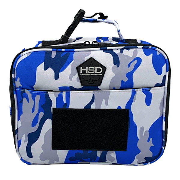 HighSpeedDaddy Blue Camo Kids Lunch Bag