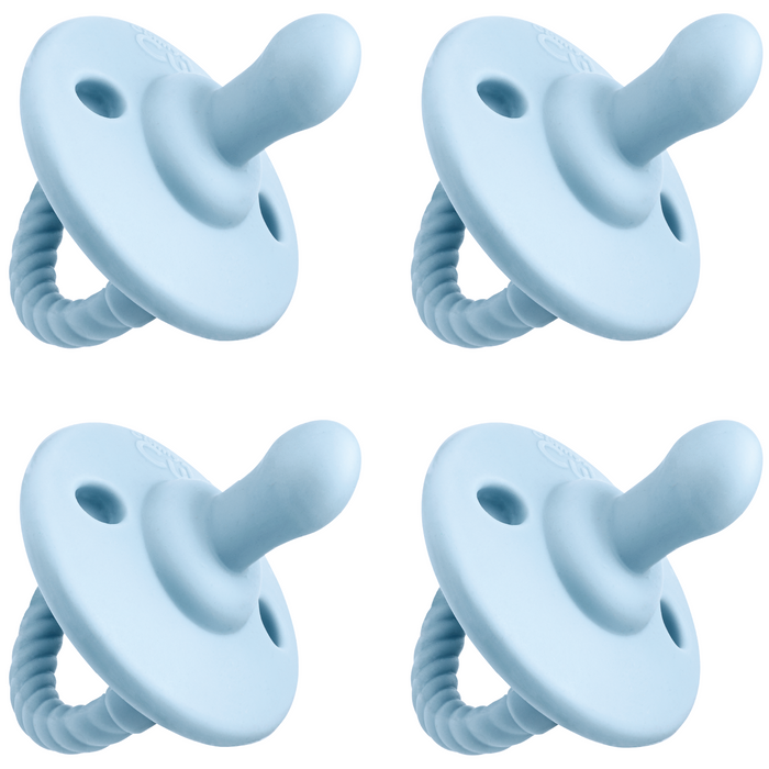 Comfy Cubs Pacifiers, 4 Pack - Sky Blue