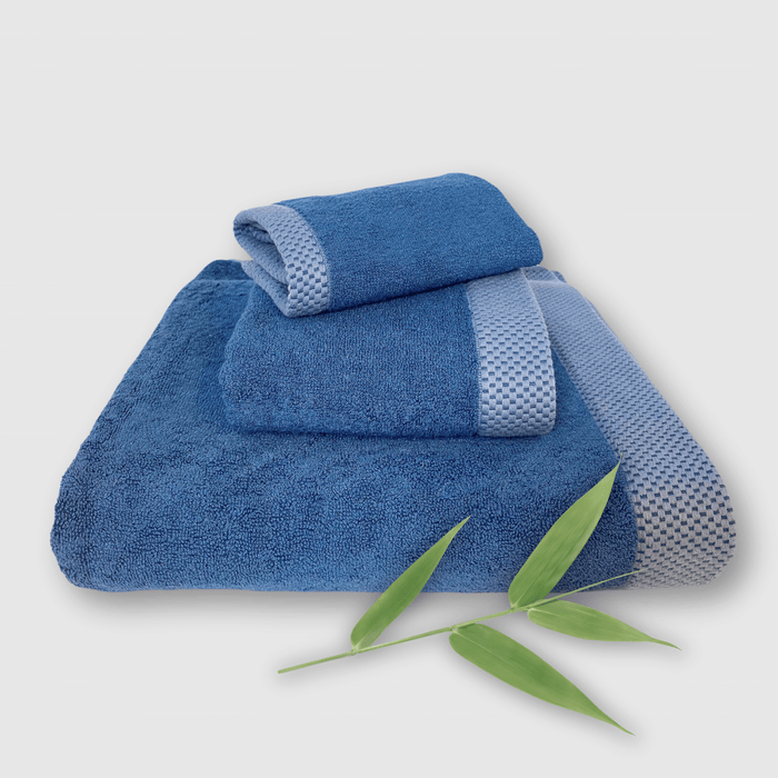 BedVoyage Bamboo Towel Set 3-Piece from BedVoyage Luxury Viscose - Indigo