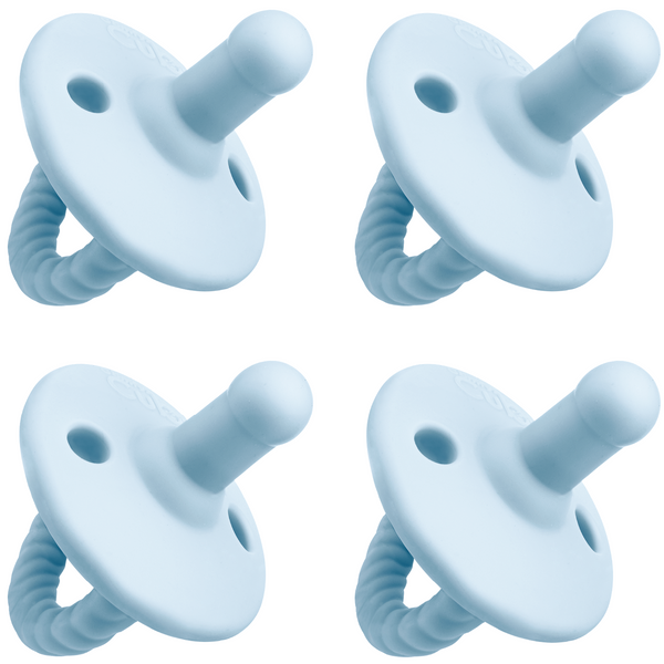 Comfy Cubs Pacifiers, 4 Pack - Sky Blue