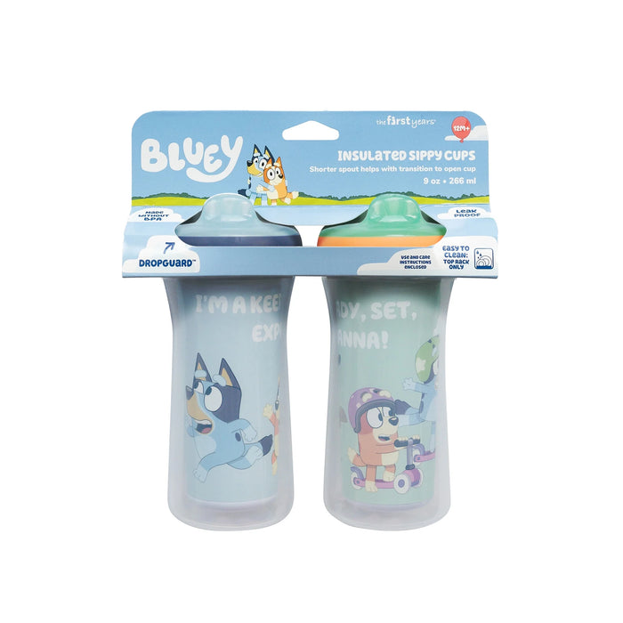 The First Years Bluey Insulated Sippy Cup 9 Oz – 2 Pack