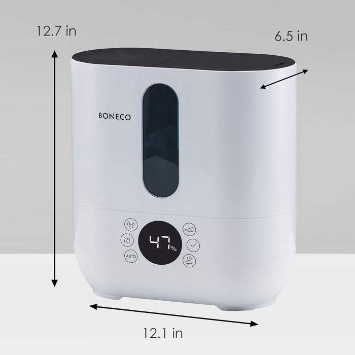 Boneco U350 Top Fill Ultrasonic Humidifier w/ Warm or Cool Mist and LED Display