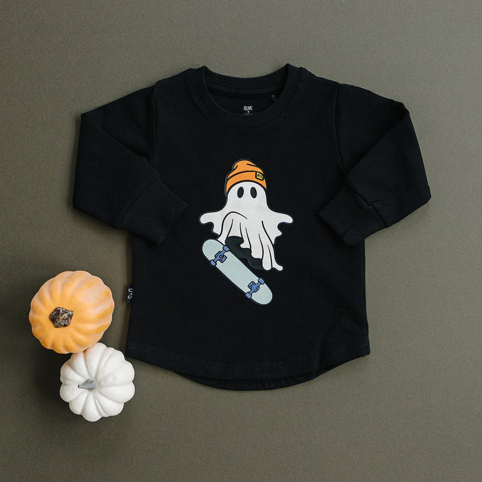 Olive + Scout Boo Crew Long Sleeve