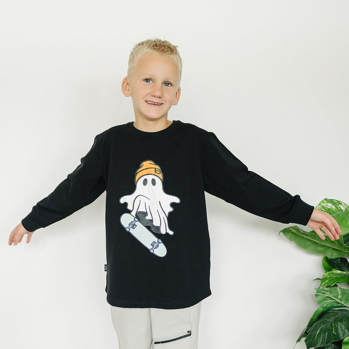 Olive + Scout Boo Crew Long Sleeve