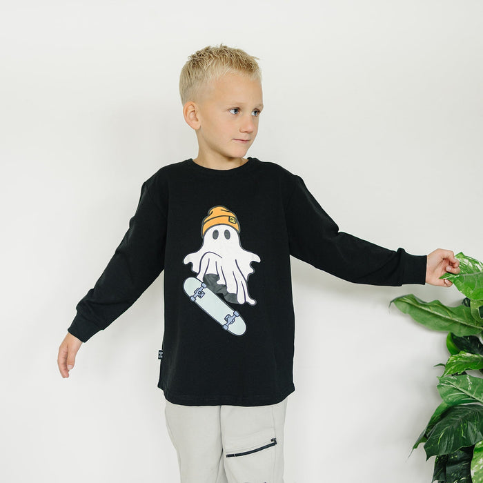 Olive + Scout Boo Crew Long Sleeve